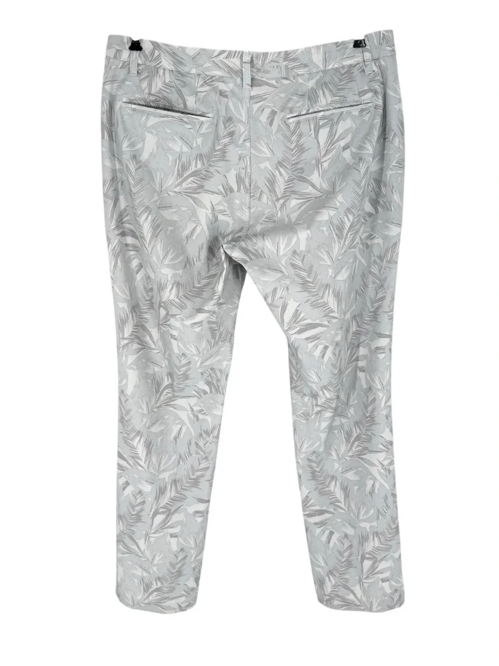 Bonobos Golf Pants Mens Size 36x32 Gray Tropical Print Stretch Slim Fit